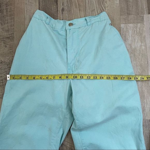 Vintage | 1980s Sky Blue Rainbow Pants - Picture 12 of 16